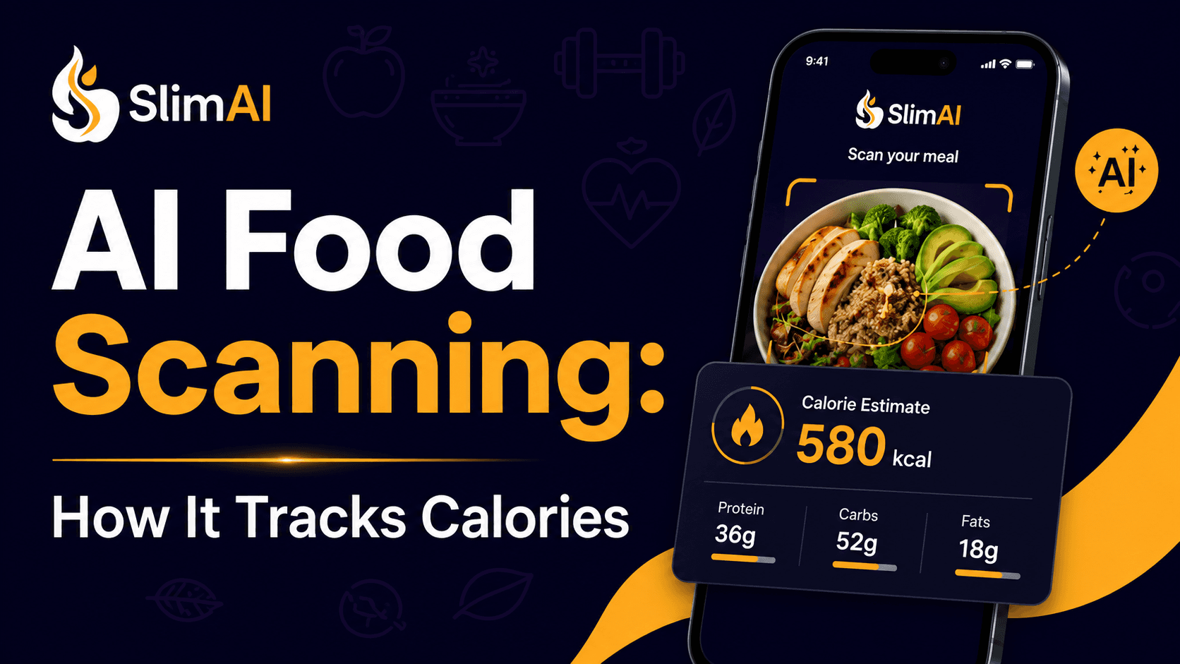 SlimAI Food Scanning Dashboard